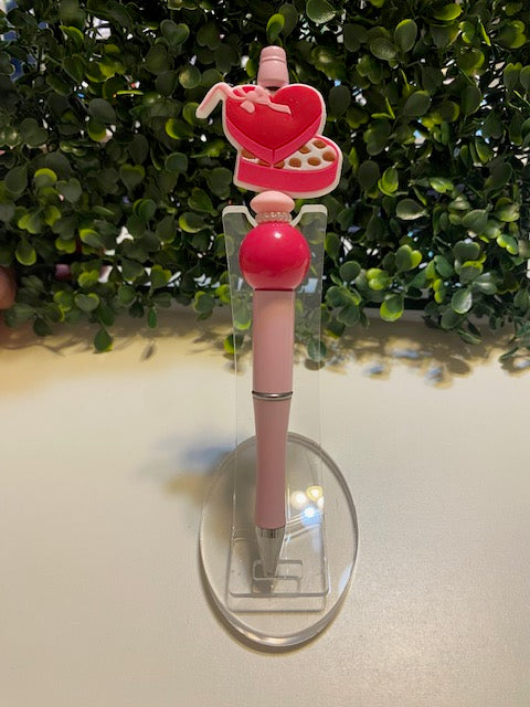 Box of Chocolates Beaded Valentine's Day Pen