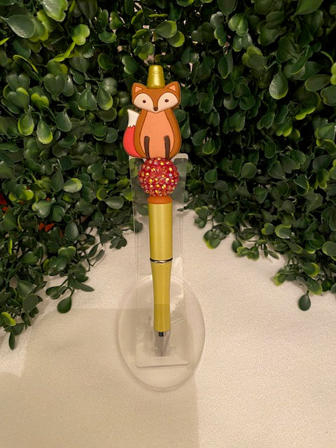 Fox Beaded Pen
