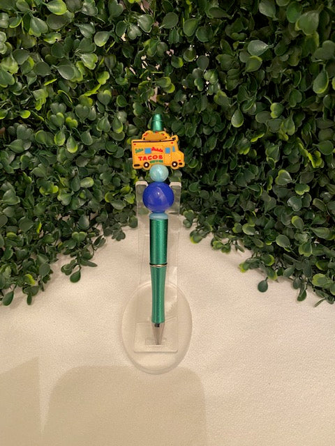 Taco Truck Beaded Pen
