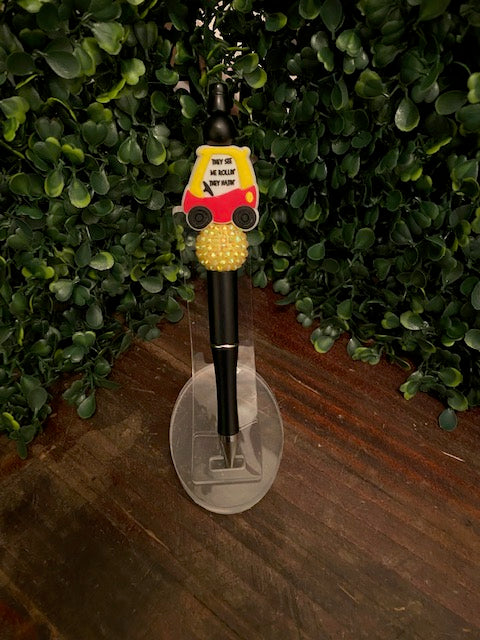 Toddler Car Beaded Pen